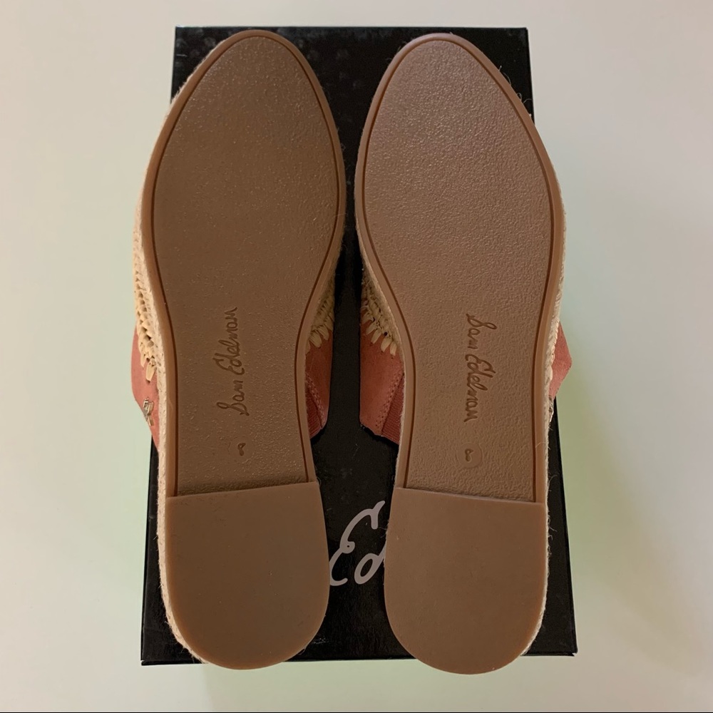 Sam Edelman Women’s Size 8 Austin Rose Suede Espadrille Mules - Picture 4 of 8